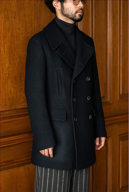 Scye×L'ECHOPPE】 Wool Melton Pea Coat 発売 | Scye